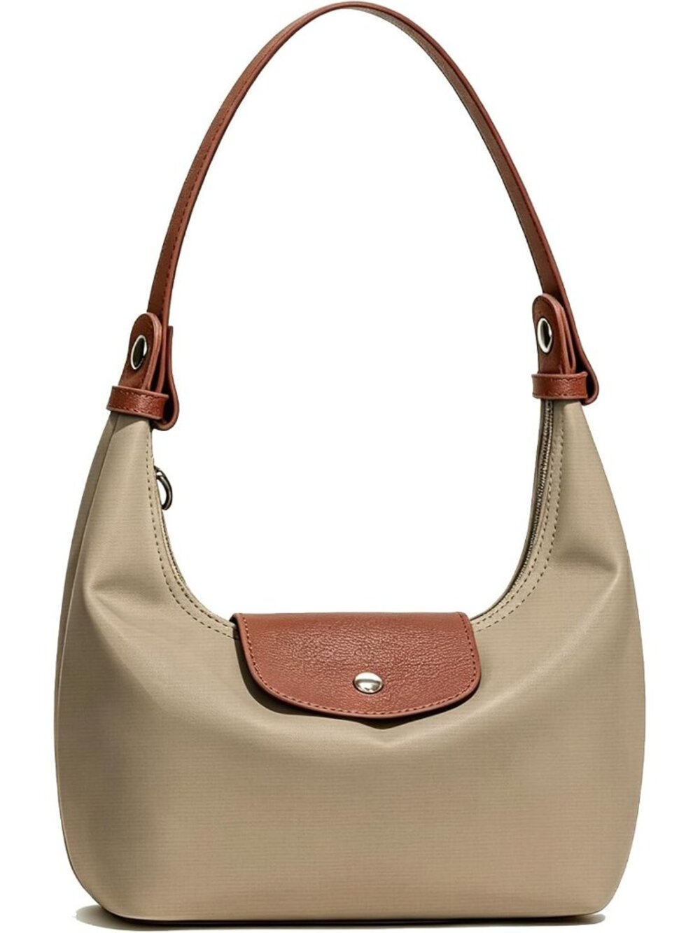 Convertible Mini Bag for Women Nylon Crescent Dumpling Bag